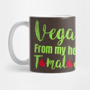 vegan from my head tomatoes Mug